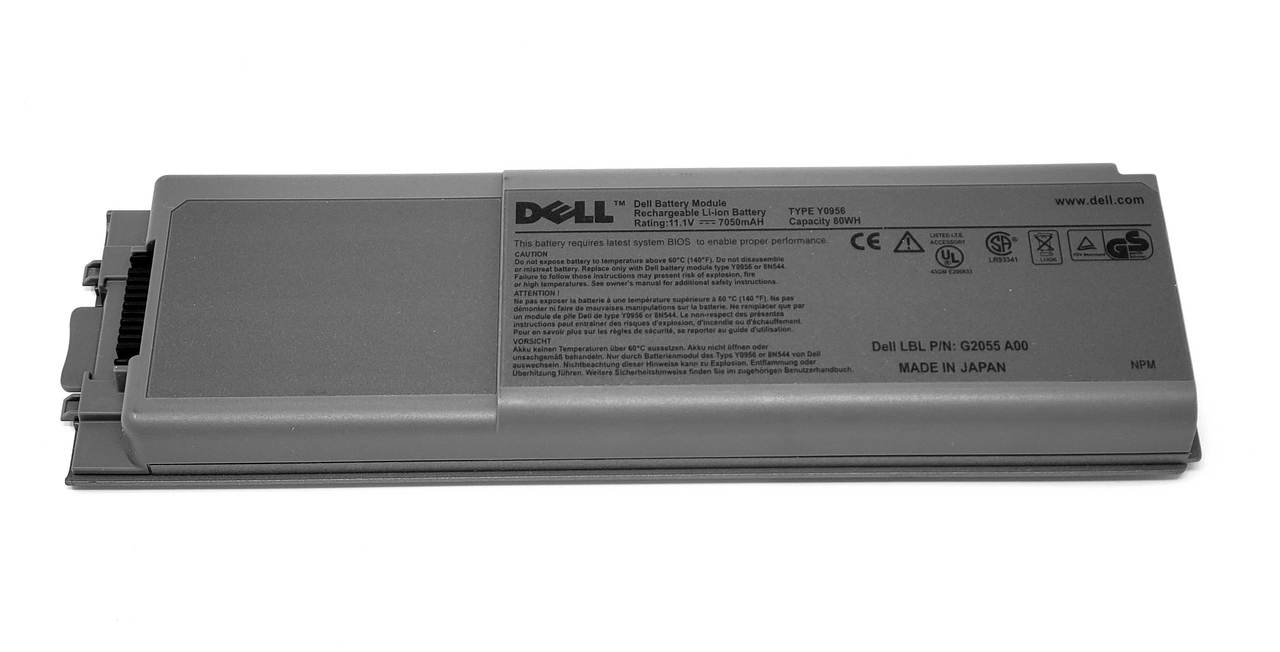 7P066 - 72Whr 11.1V 9-Cell Lithium-Ion Battery for Latitude D800, Inspiron 8500 8600 M60