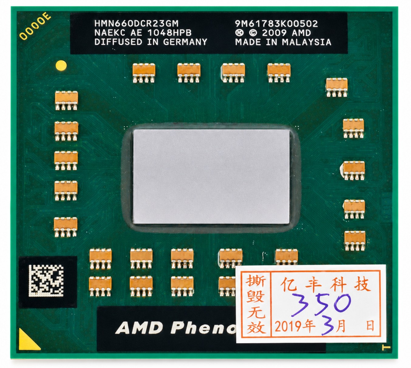 AMD HMN660DCR23GM - 3.0 GHz 2x 1 MB S1G4 Phenom II N660 CPU Processor