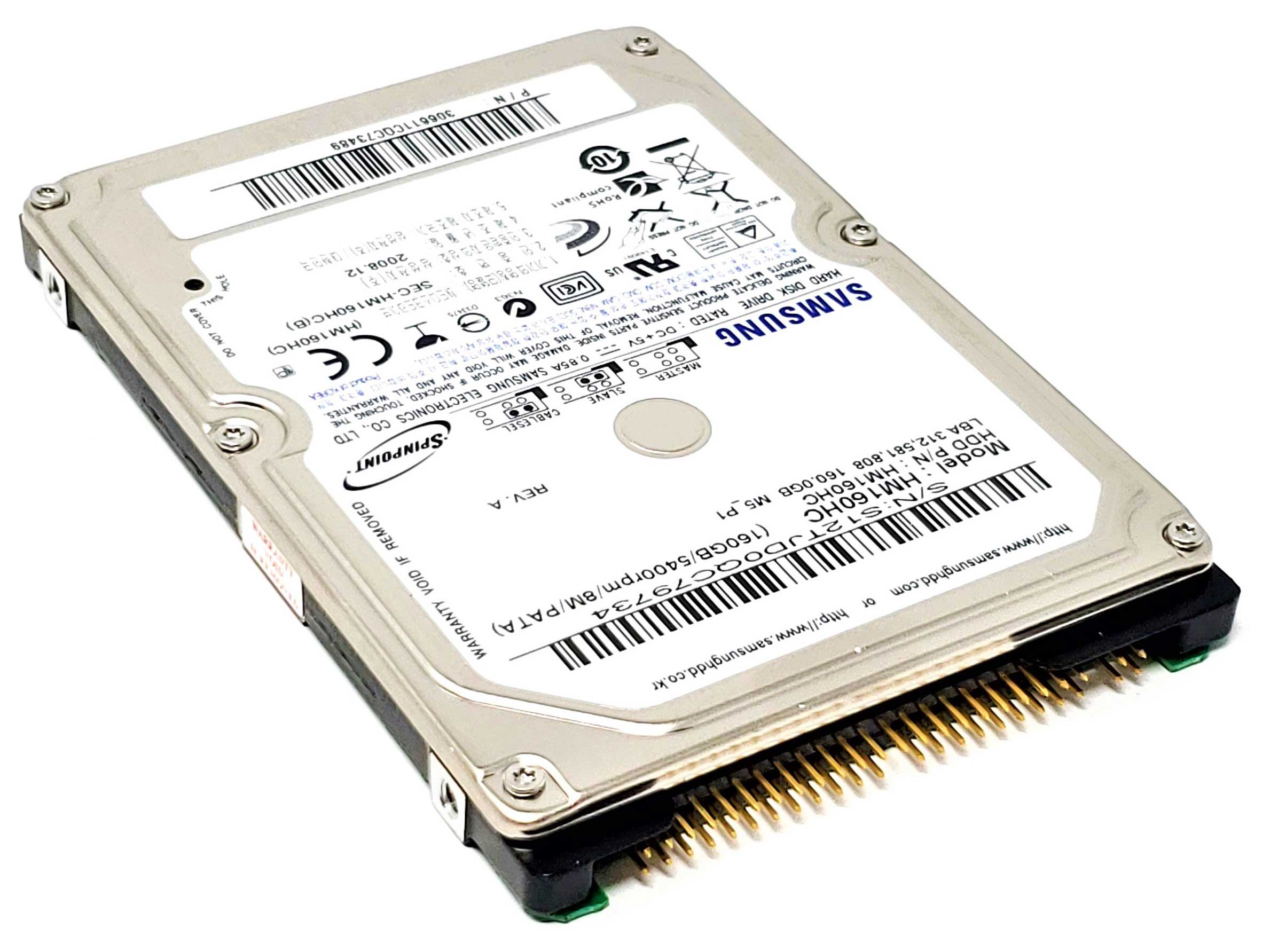 Samsung HM160HC - 160GB 5.4K RPM IDE 2.5