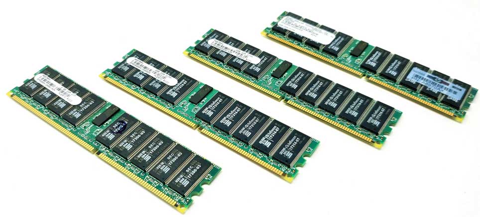 HP A6970A - 8GB (4x2GB) 266Mhz PC2100 DDR ECC 184pin Server Memory Kit