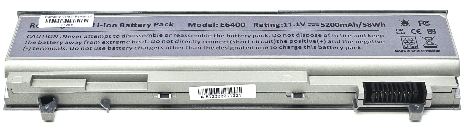 PT434 - 6-Cell Battery for Latitude E6400 E6410 E6500 E6510 Precision M2400 M4400 M4500