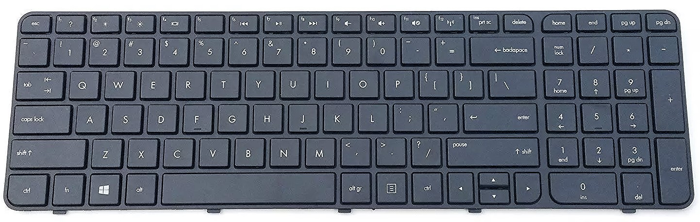 Hewlett-Packard (HP) 697477-001 - Black Keyboard for Pavilion G7-2000 G7z-2000