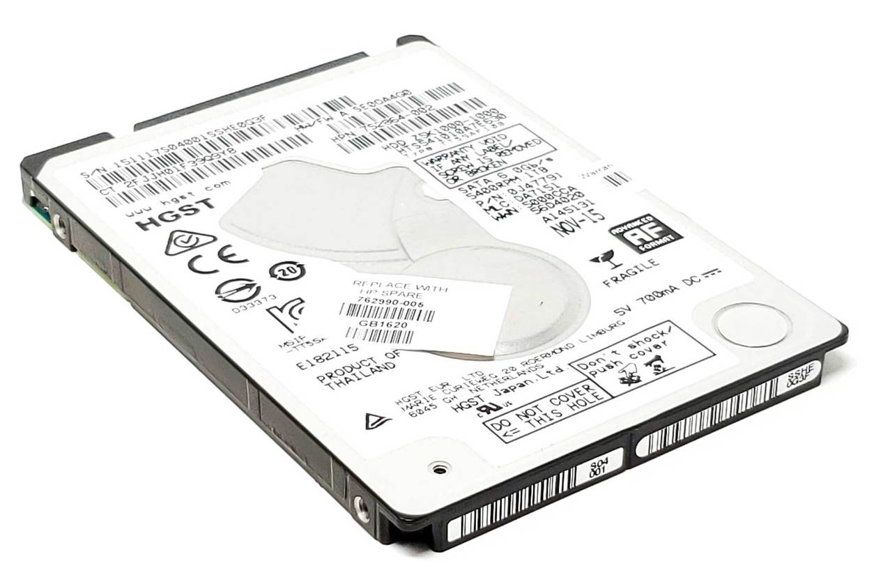 Hitachi 0J43281 - 1TB 5.4K RPM SATA 7mm 2.5" Hard Drive