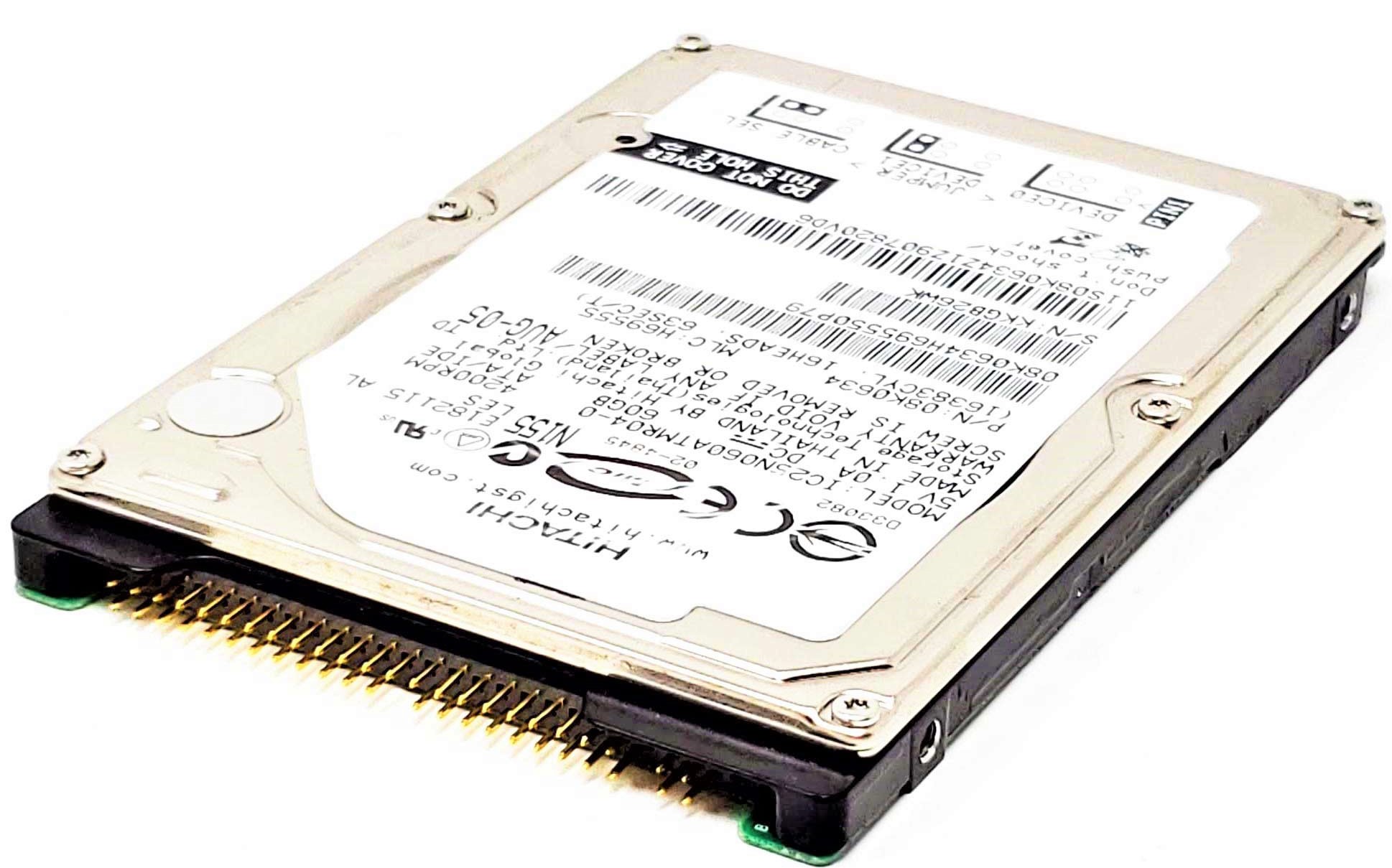 Fujitsu MHV2060AH - 60GB 5.4K RPM ATA / IDE 9.5mm 2.5 Hard Drive - CPU  Medics