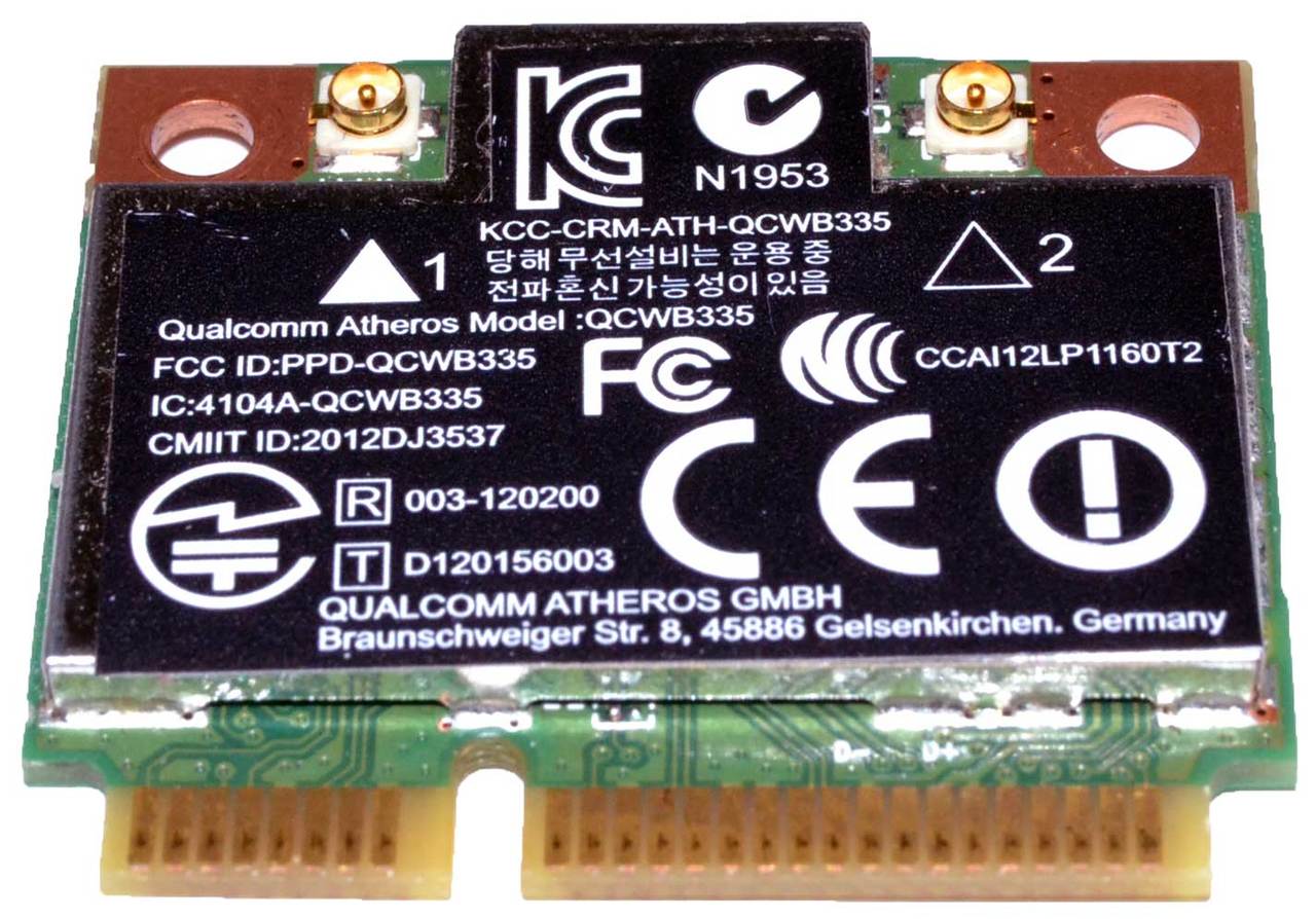 pci-e atheros wlan card