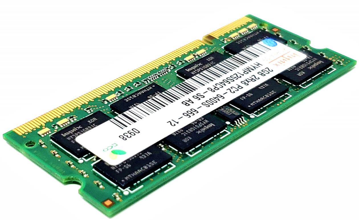 HP 513766-001 - 2GB (1x2GB) 800Mhz PC2-6400S 1.8V 200-Pin SODIMM Laptop Ram Memory