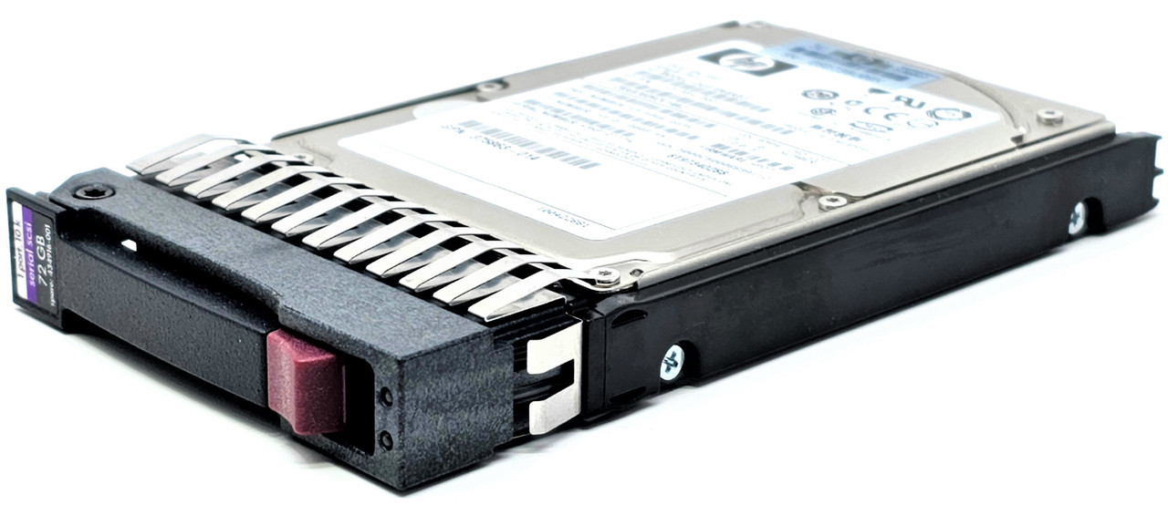 HP 376597-001 - 72GB 10K RPM SP SAS SFF 2.5" Hard Drive for HPE ProLiant DL180 DL320 DL360 DL370 DL380 DL385 DL580 ML110 BL465 G6 G7