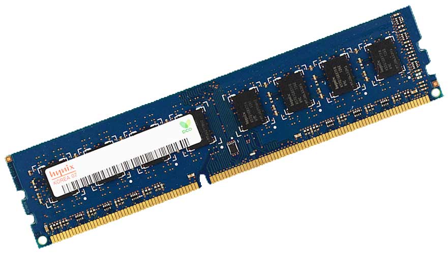 Desktop - 240-Pin DIMM: Hynix HMT112U6DFR8C-H9 - 1GB 1333Mhz PC3-10600U DDR3-1333 240-Pin DIMM CL9 Desktop Memory Ram