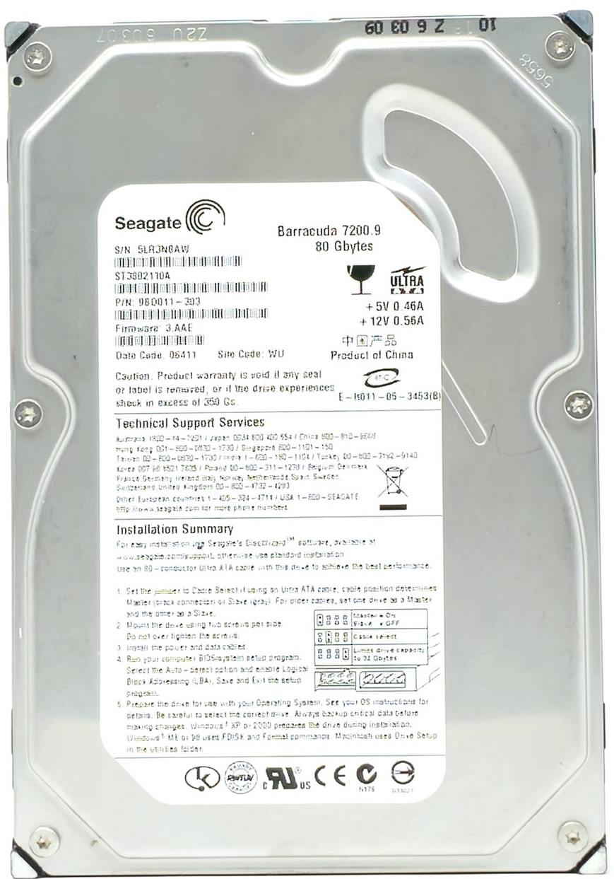 Seagate 9W2003-373 - 80GB 7.2K IDE 3.5" Hard Disk Drive (HDD)