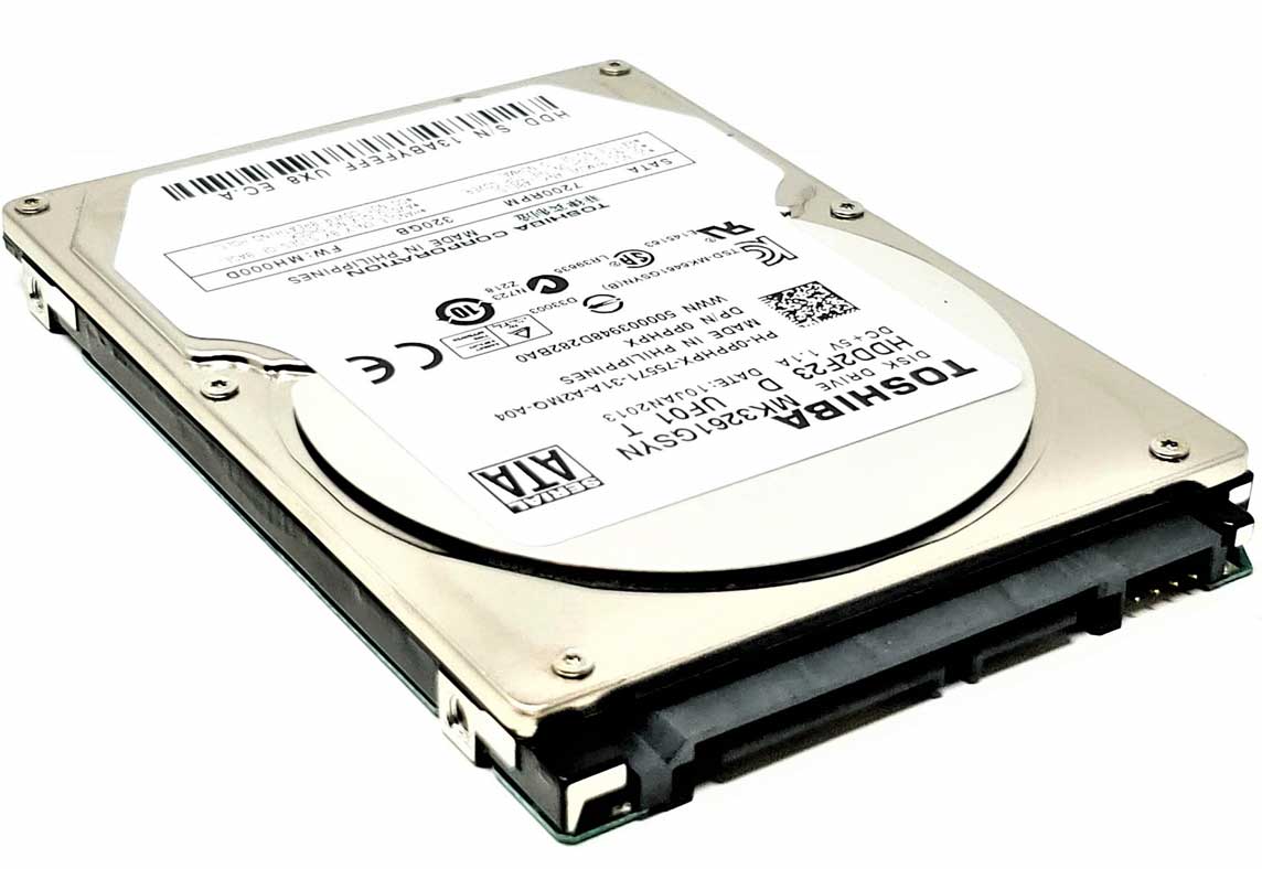 Toshiba MK3264GSY - 320GB 7.2K RPM SATA 2.5