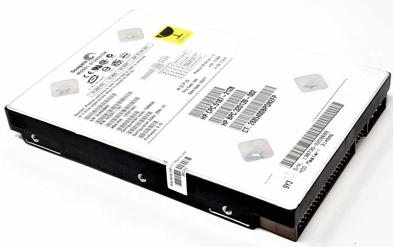 HP 320139-001 - 40GB 5.4K RPM IDE 3.5" Hard Drive
