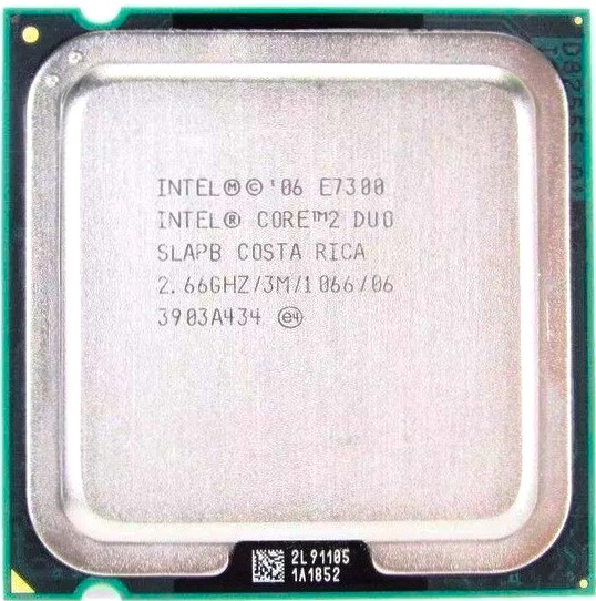 Intel EU80571PH0673M - 2.66Ghz 1066Mhz 3MB Cache LGA775 Intel Core 2 Duo E7300 Dual Core CPU Processor