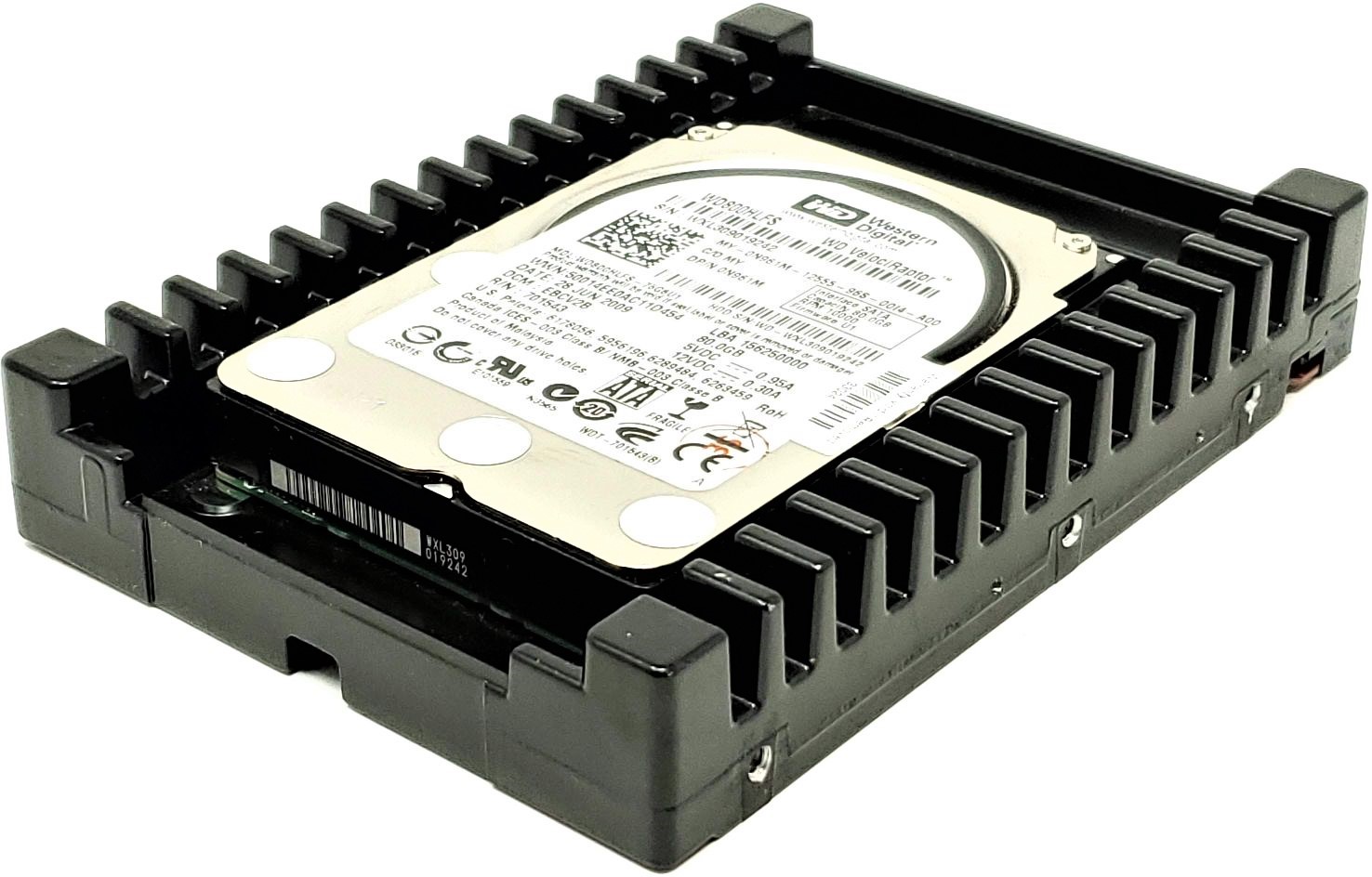 Hewlett-Packard (HP) 439994-001 - 80GB 10K RPM SATA NHP VelociRaptor LFF 3.5" Hard Disk Drive (HDD)