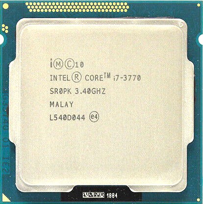 Intel SR0PK - 3.90Ghz 5GT/s LGA1155 8MB Intel Core i7-3770 Quad-Core CPU  Processor