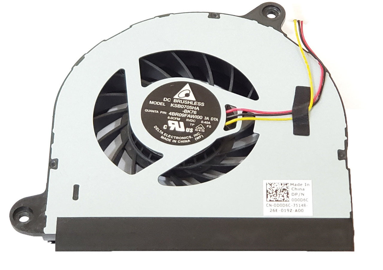 D0D6C - CPU Cooling Fan for Inspiron 17R (5720) (7720)