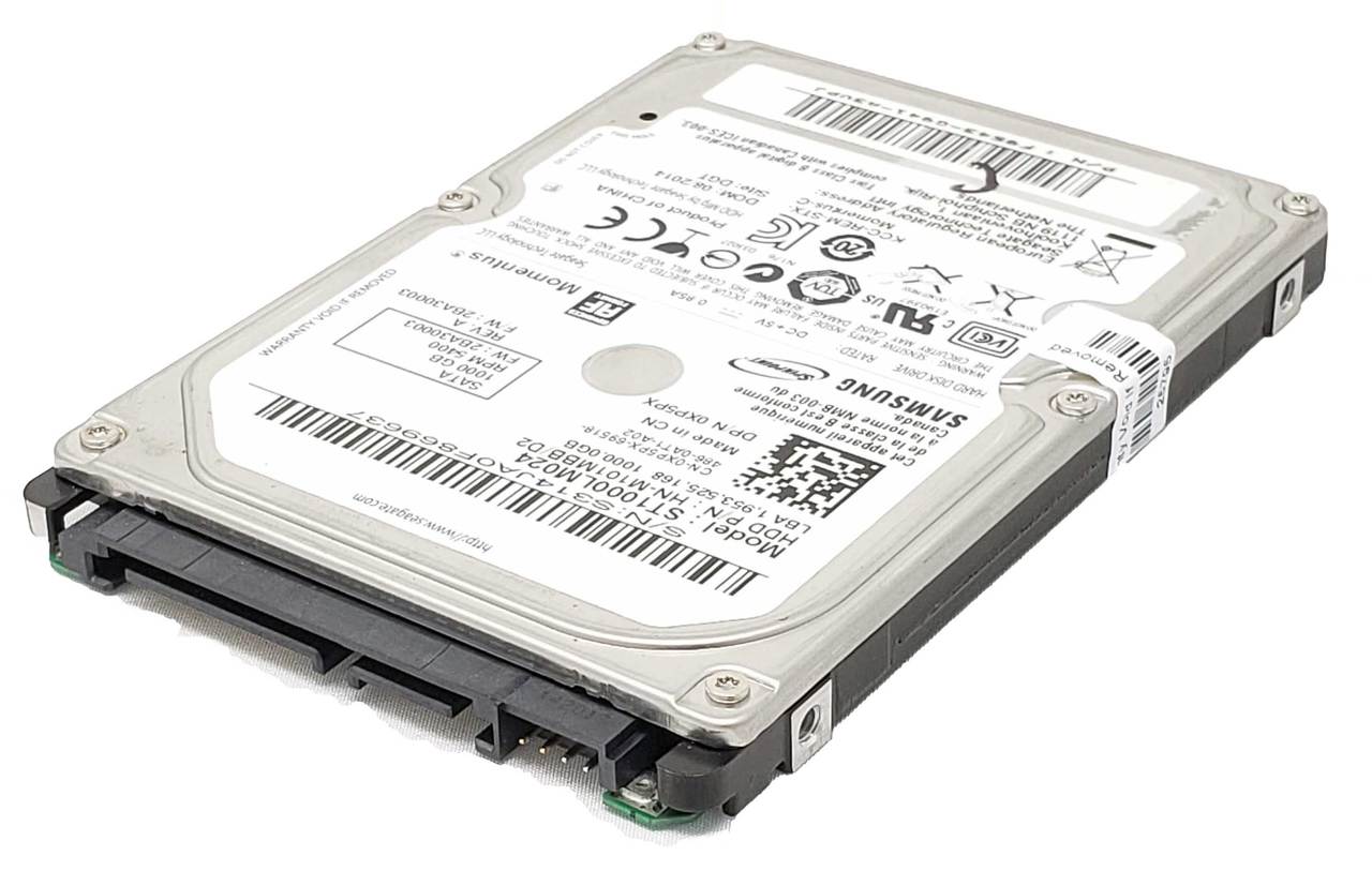 Seagate HN-M101MBB/AVN - 1TB 5.4K RPM SATA 9.5mm 2.5" Hard Drive