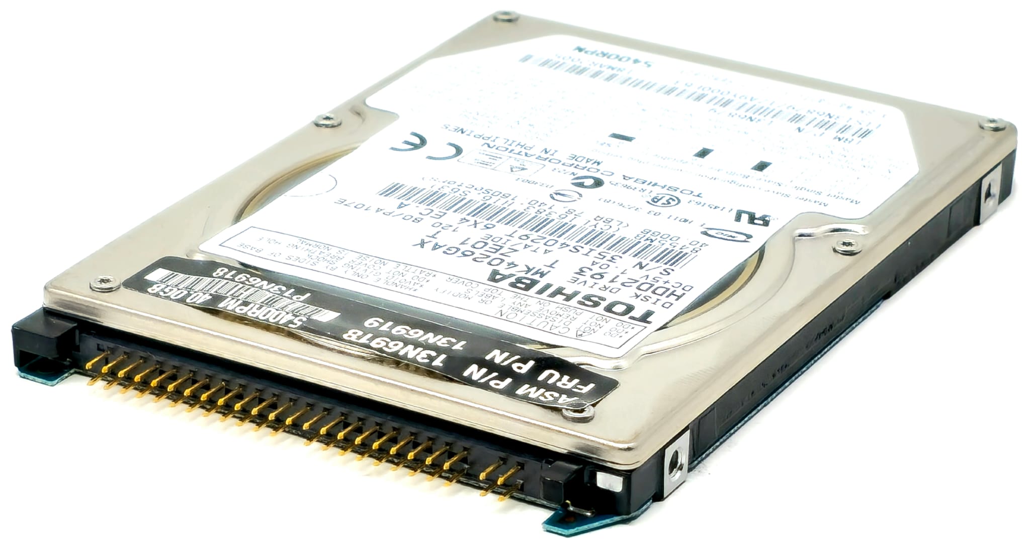 Toshiba V000021040 - 40GB 5.4K RPM IDE PATA ATA 2.5" Laptop Hard Drive