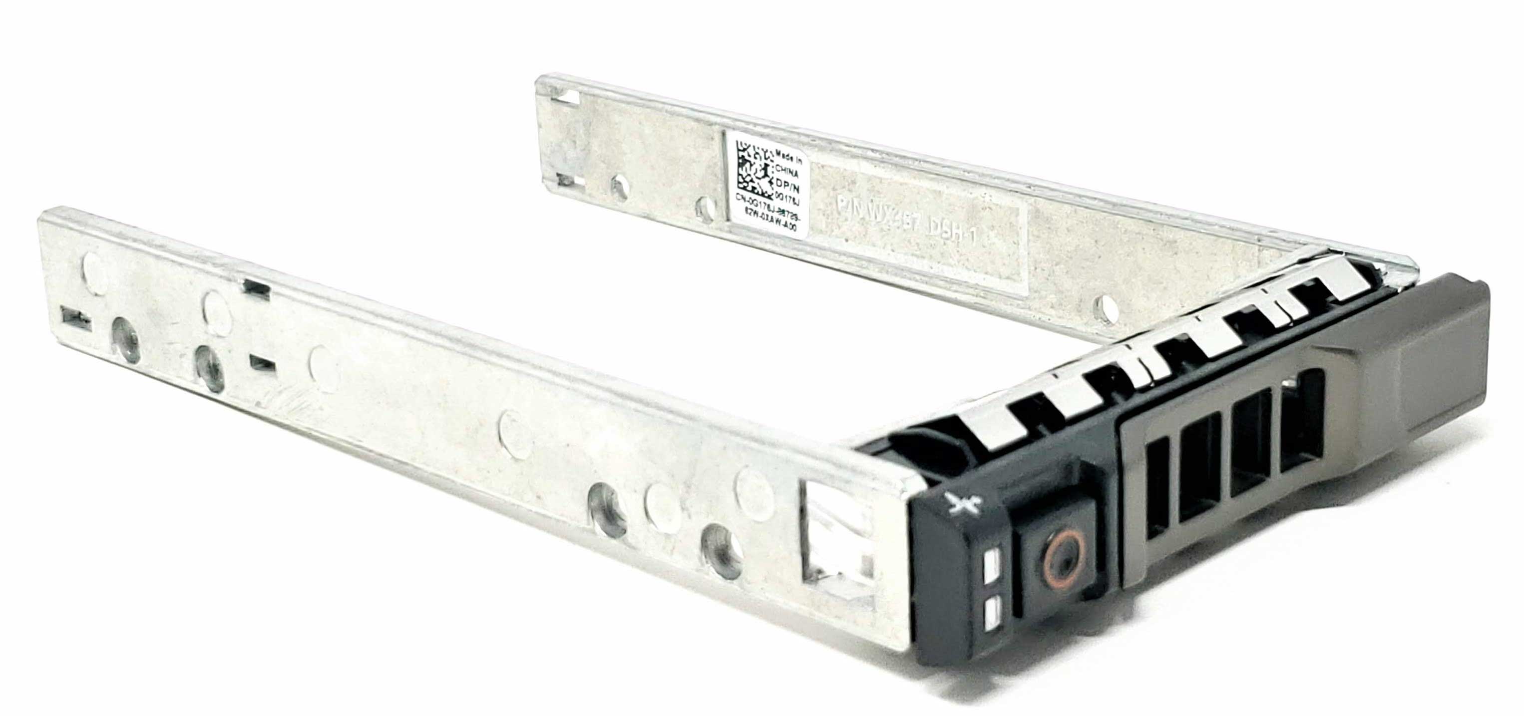 WX387 - 2.5" SATA SAS Hard Drive Caddy Tray for PowerEdge R410 R420 R510 R520 R610 R710 R720 R730 R810 R820 R910 T420 T610 T620 T710 PowerVault MD1120 MD1220 MD3220 MD3620i Precision R5500