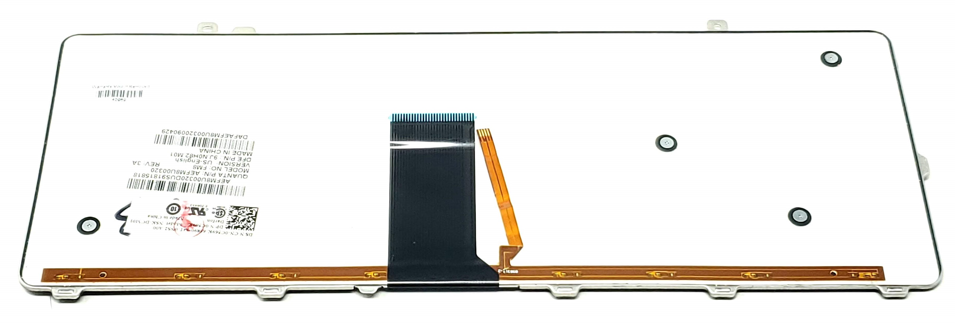 9J.N0H82.M01 - Black Backlit US Keyboard For Studio 1555 1557 1558