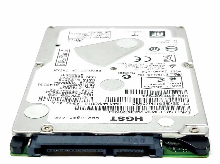 Hitachi HTS725050A7E630 - 500GB 7.2K RPM SATA 7mm 2.5