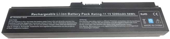 PA3728U-1BRS - 6-Cell Replacement Battery Compatible with Satellite C645D C650 C655 C660 L515 L600 PA3728U-1BRS - 6-Cell Replacement Battery Compatible with Satellite C645D C650 C655 C660 L515 L600