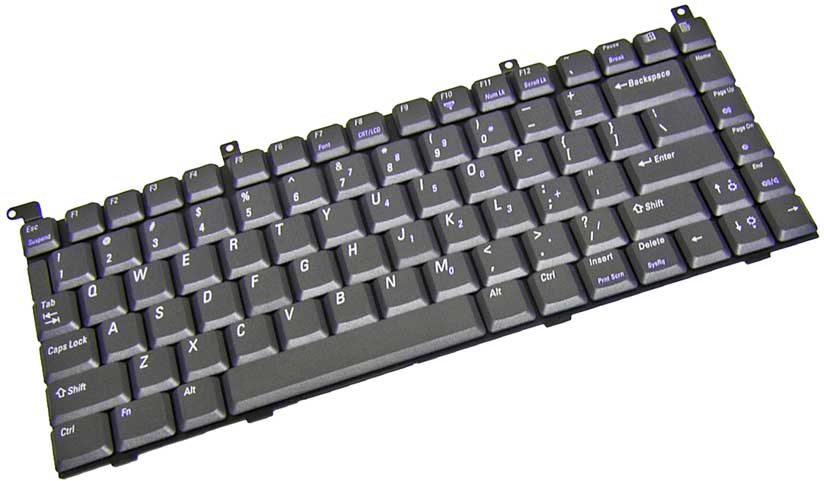 1J068 - Black Keyboard US Layout For Inspiron 1150 1100 2600 2650 5100 5150 1J068 - Black Keyboard US Layout For Inspiron 1150 1100 2600 2650 5100 5150