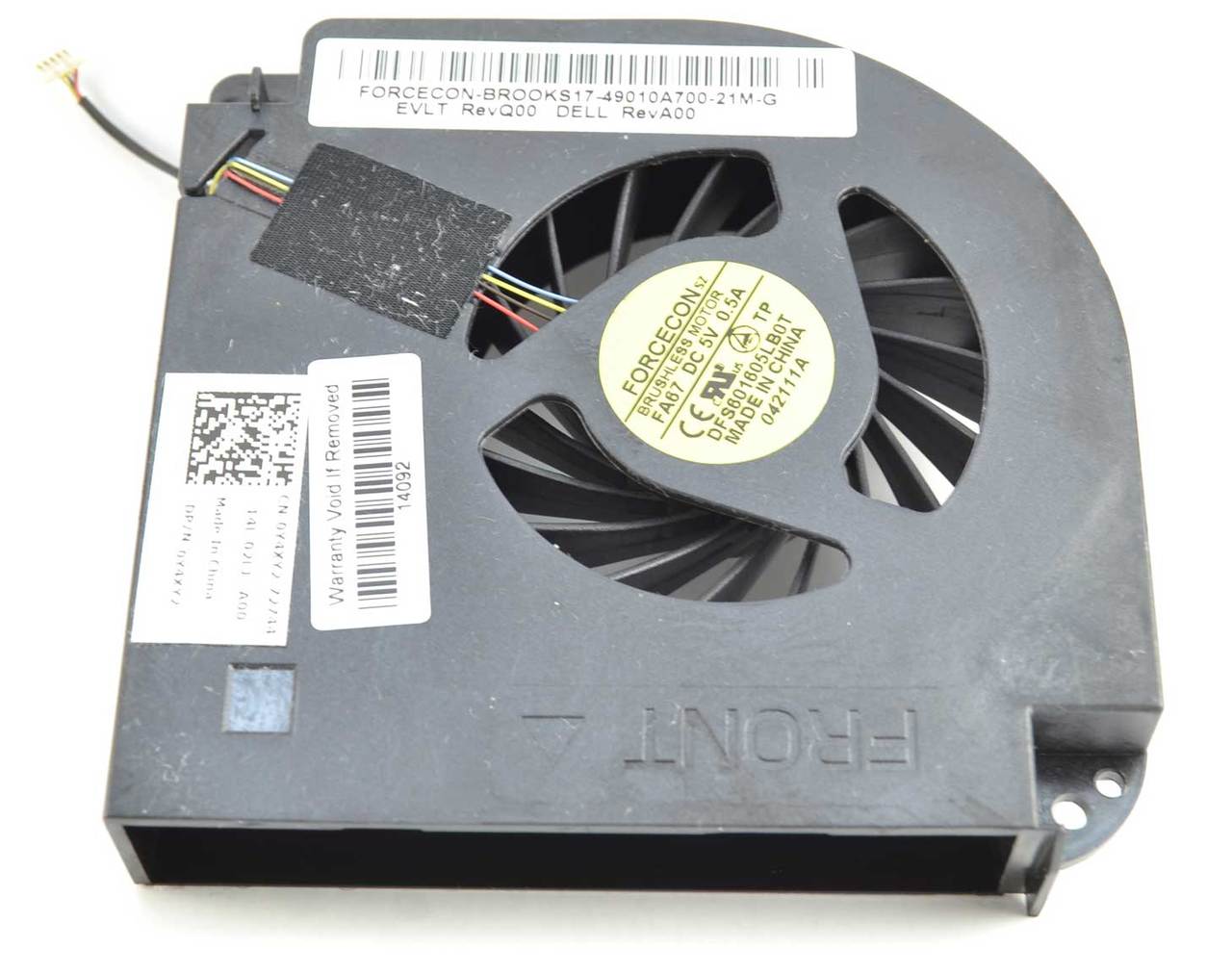 Y4XY2 - CPU Cooling Fan For Precision M6600