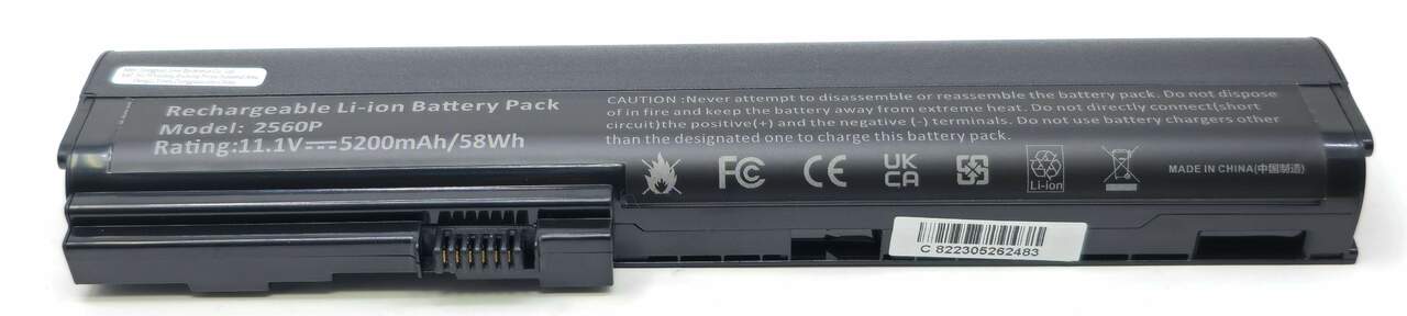 QK645AA - 6-Cell SX03 SX06 SX09 Replacement Battery Compatible with HP EliteBook 2560p 2570p