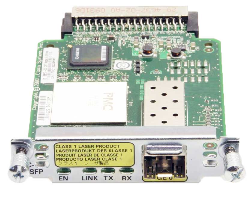 Cisco HWIC-1GE-SFP - GigE High Speed WIC With One SFP Slot Cisco Router High-Speed WAN Interface card