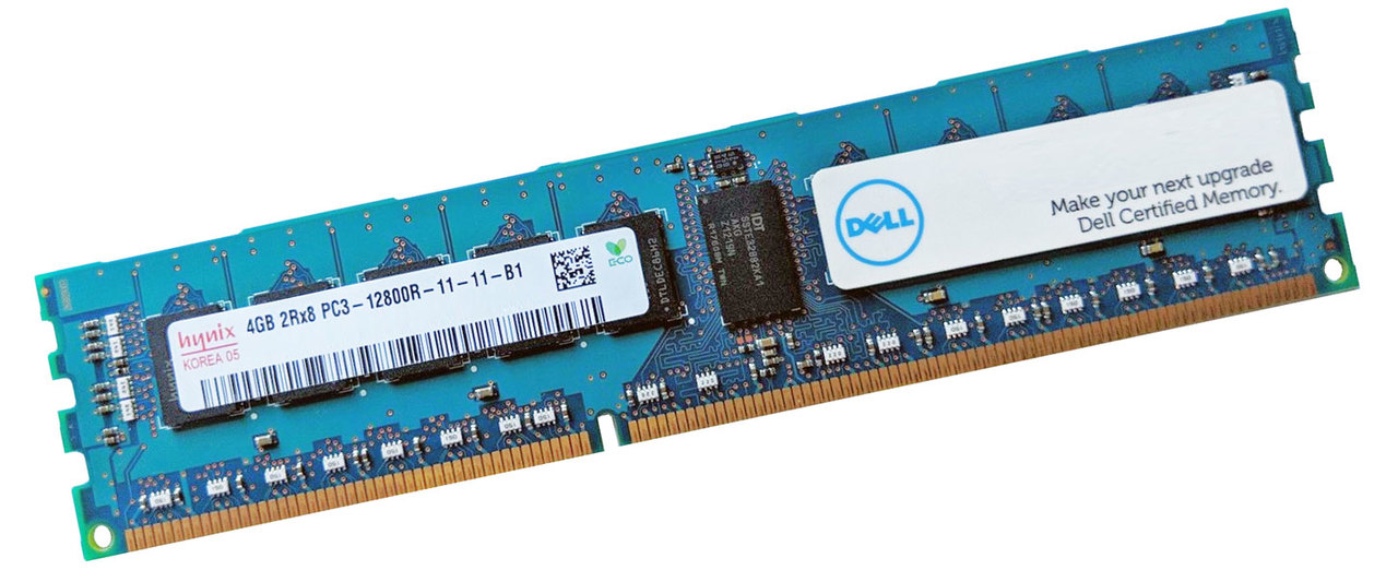 Servers - ECC Memory: Hynix HMT351R7BFR4C-PB - 4GB (1x4GB) 1600Mhz PC3-12800R DDR3-1600 1.5V 240-Pins Registered RDIMM ECC Memory Ram for Servers