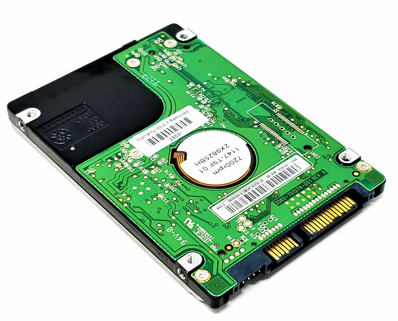 Western Digital WD1600BJKT-75F4T0 - 160GB 7.2K RPM SATA 9.5mm 2.5