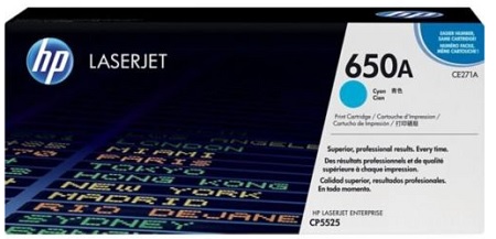 HP CE271A - Cyan 15000 Yield # 650A Toner Cartridge