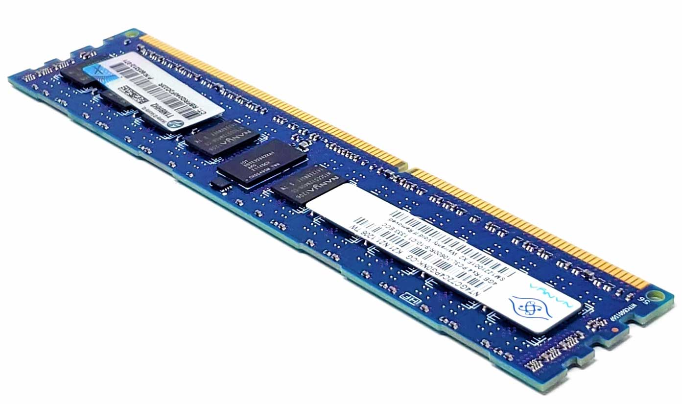 Servers - ECC Registered: Micron MT18KSF51272PZ-1G4D1BB - 4GB (1X4GB) 1333Mhz 1RX4 PC3L-10600R ECC Low Volatage Registered Memory