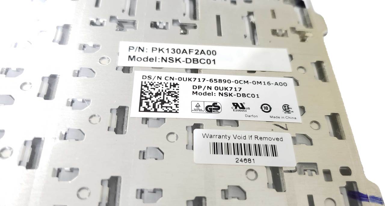 PK130AF2A00 - Black Keyboard US With Stick Point For Precision M4500 M2400 M4400 Latitude E5400 E5500 E6500