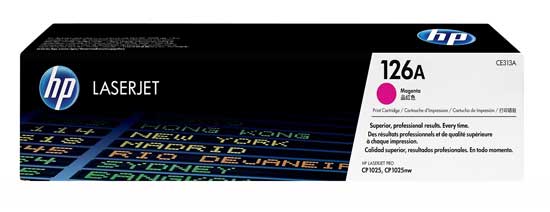 HP CE313A - Magenta 1000 Yield # 126A Toner Cartridge