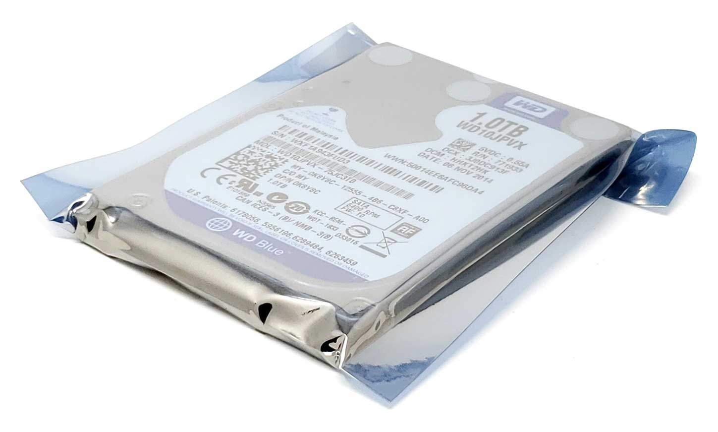 Western Digital WD10JPVT-75A1YT0 - 1TB 5.4K RPM SATA 9.5mm 2.5