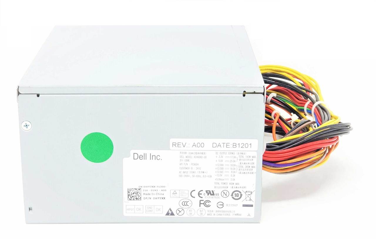 HU460AD-01 - 460W Power Supply for XPS 8300 8500 HU460AD-01 - 460W Power Supply for XPS 8300 8500
