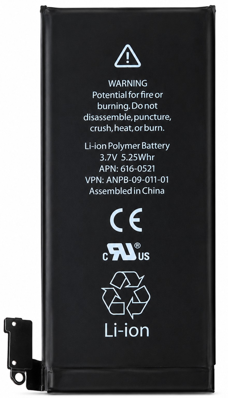 616-0520 - OEM Used Li-Ion Battery for iPhone 4 A1332 A1349 616-0521 616-0513