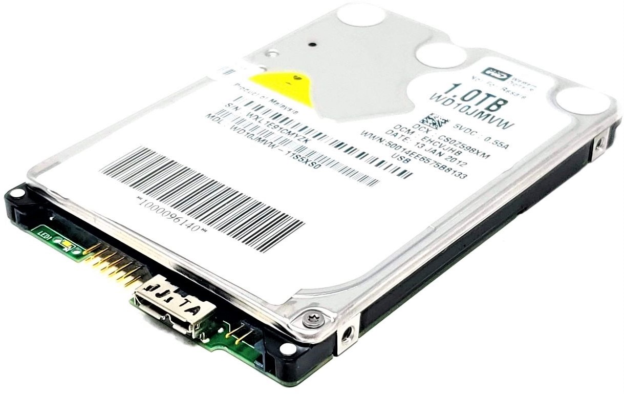 Western Digital WD10JMVW-11AJGS1 - 1TB 5.4K RPM USB 9.5mm 2.5" Hard Drive