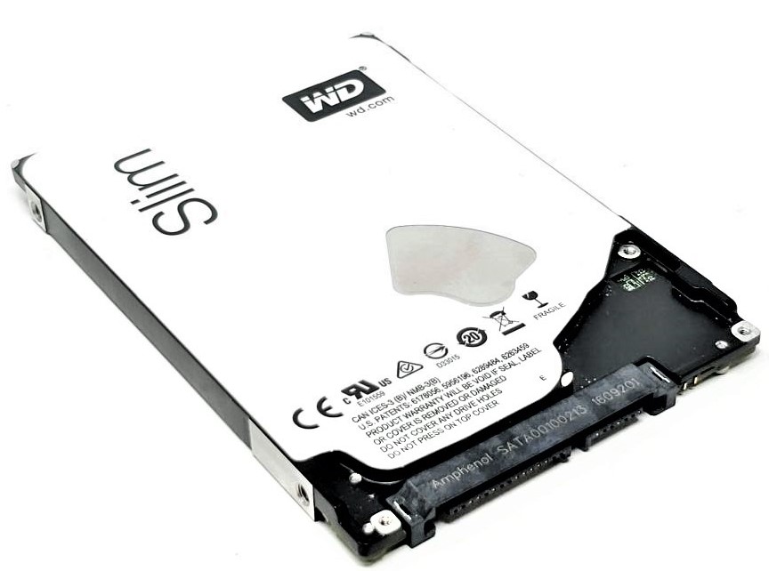 Western Digital WD10SPCX-00HWST1 - 1TB 5.4K RPM SATA 7mm 2.5" Hard Drive