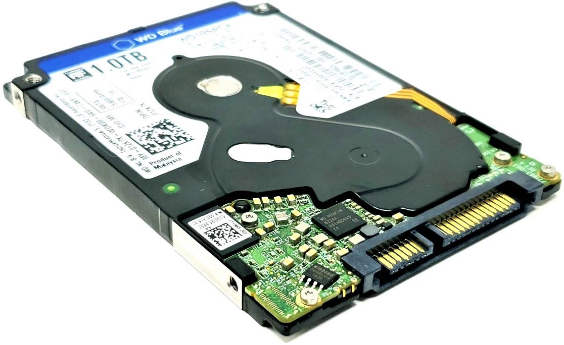 Western Digital WD10SPCX-00HWST1 - 1TB 5.4K RPM SATA 7mm 2.5" Hard Drive