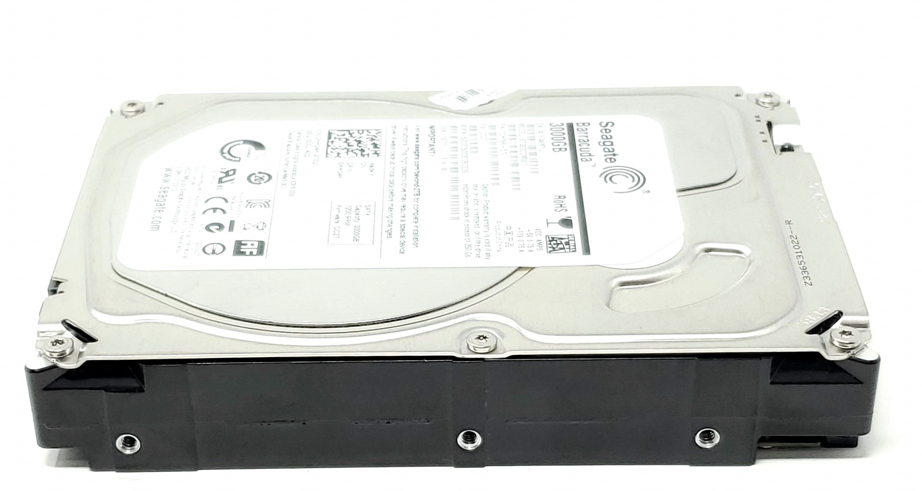 Seagate 3TB SATA Hard ST3000DM001 Drive Barracuda - 7.2K 3000GB