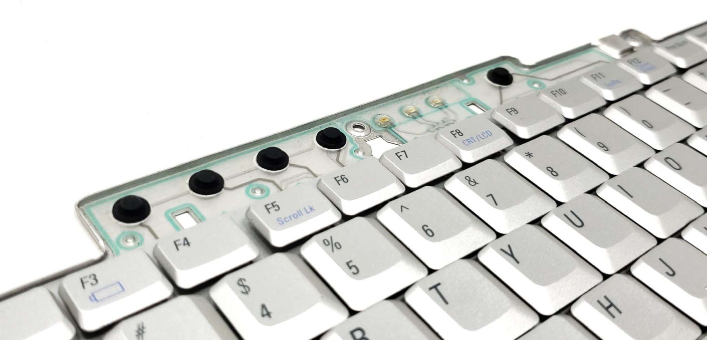 UW739 - Silver Keyboard US Layout For Inspiron 1720 1721 XPS M1720 M1730