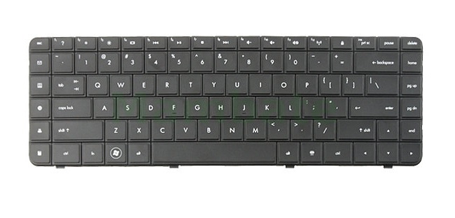 Hewlett-Packard (HP) 9Z.N4SSQ.001 - Black Keyboard for HP Compaq Presario CQ62 G62