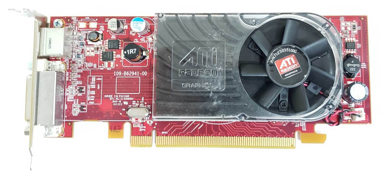 X398D - 256MB ATI RADEON HD3450 LOW PROFILE PCIE DMS-59 VIDEO GRAPHICS CARD
