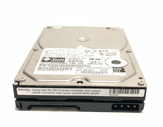 Sun Microsystems 390-0247-05 - 500GB 7.2K RPM SATA 3.5" Hard Drive Sun Microsystems 390-0247-05 - 500GB 7.2K RPM SATA 3.5" Hard Drive