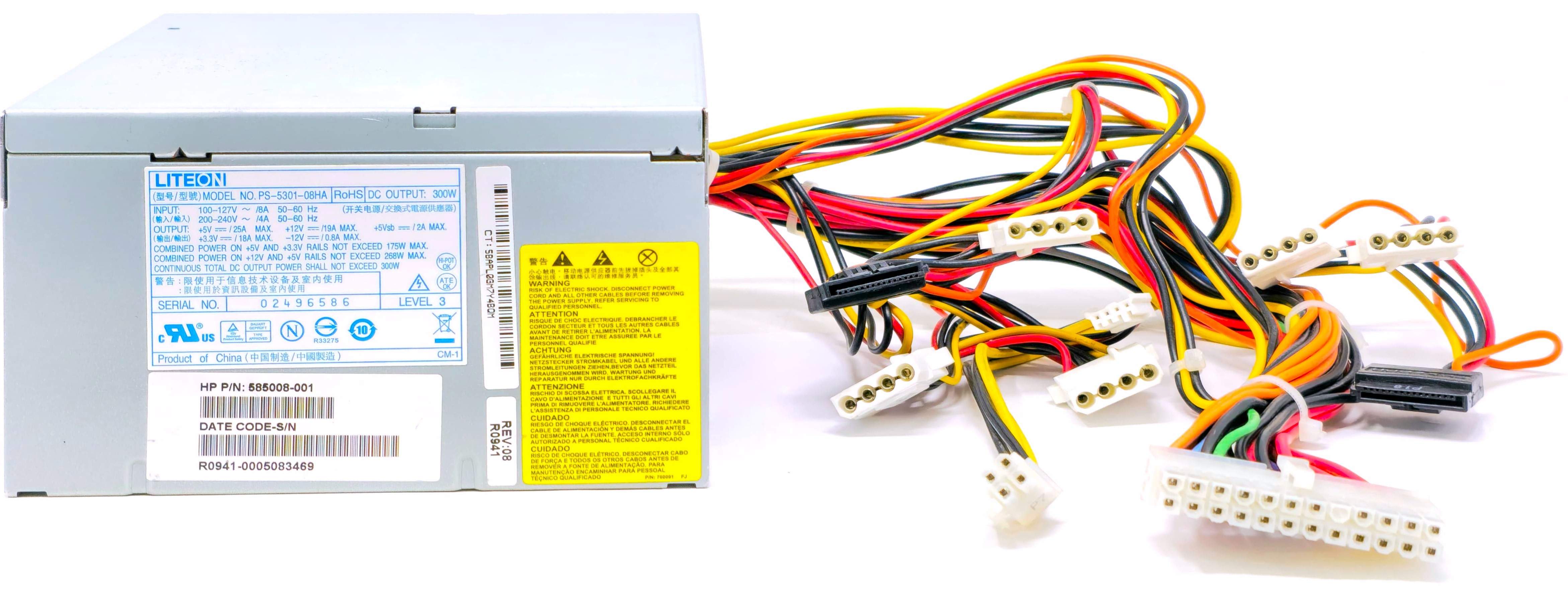 ぱわー HP 5188-2627 - 300W 24-Pin ATX Power Supply For HP Computers