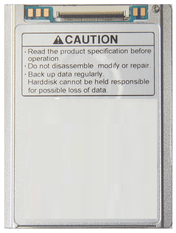 SDU5B-032G-102501 - 32GB PATA ZIF UATA 5000 Series 1.8" Solid State SSD Drive