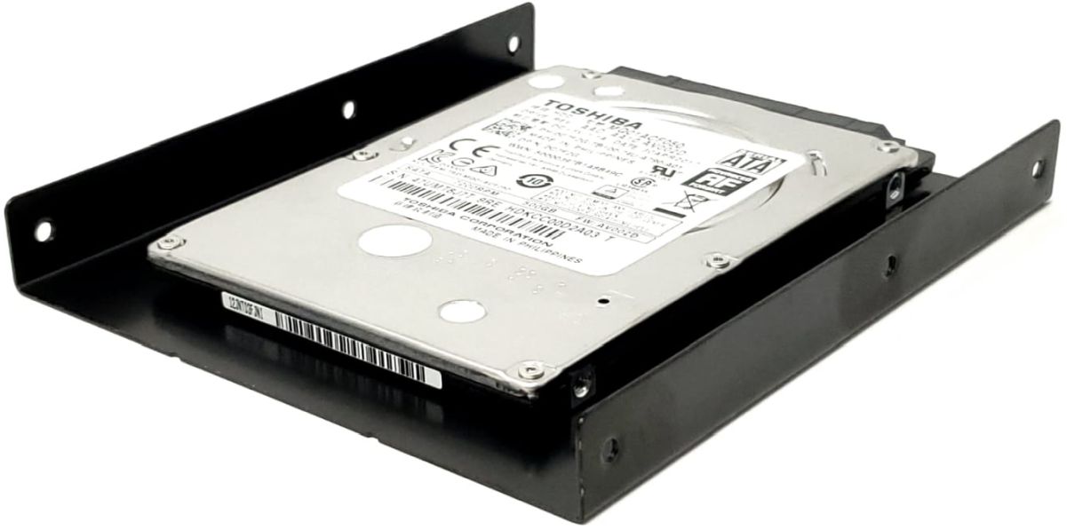 Storage: 2.5 to 3.5 Bay Hard Drive HDD / SSD Mounting Bracket Adapter  Tray - CPU Medics