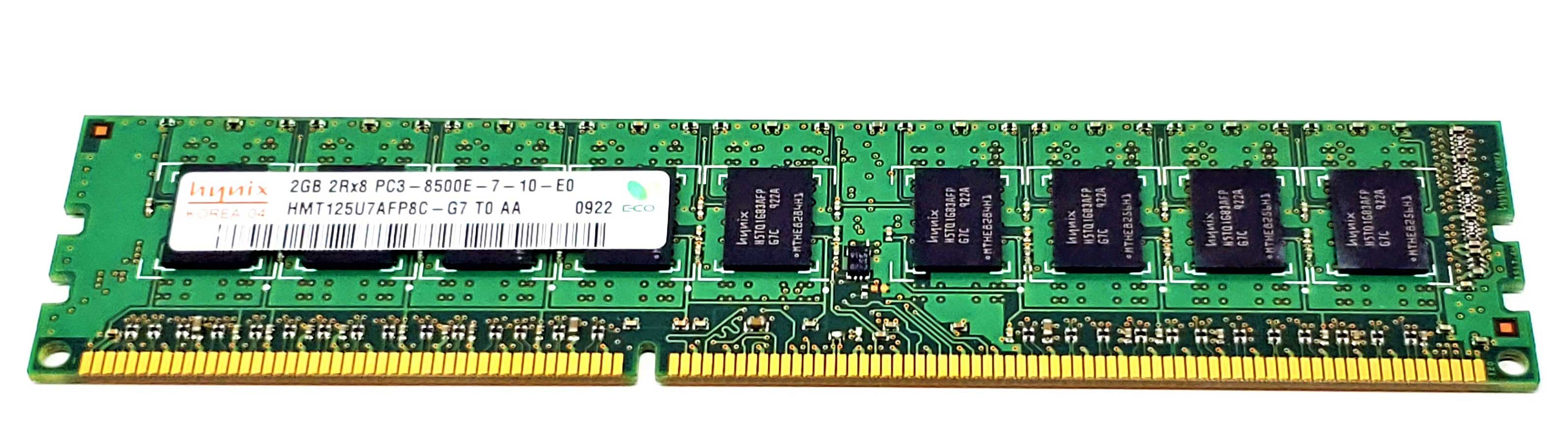 Micron MT18JSF25672AZ-1G1F1 - 2GB (1x2GB) 1066Mhz PC3-8500E DDR3-1066 240-Pin ECC Server Ram Memory